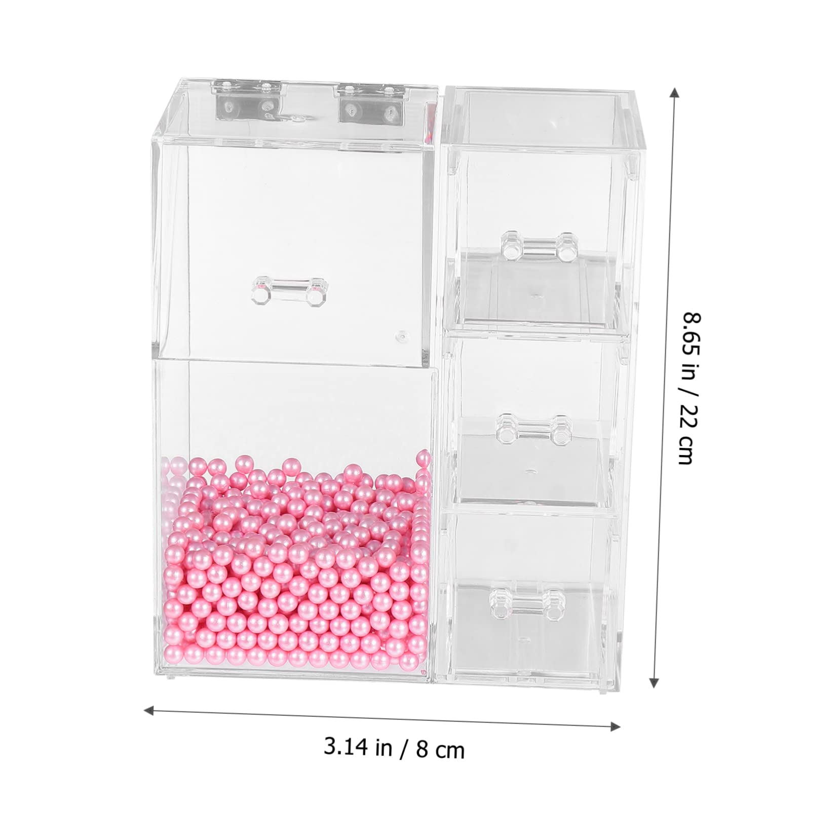 Healeved Boîte De Rangement De Pinceaux De Maquillage Voyage Maquillage Porte-Pinceau De Voyage Tasse Pinceau De Maquillage Tasse Rehausseur De Cheveux Pad Portable Organisateur De