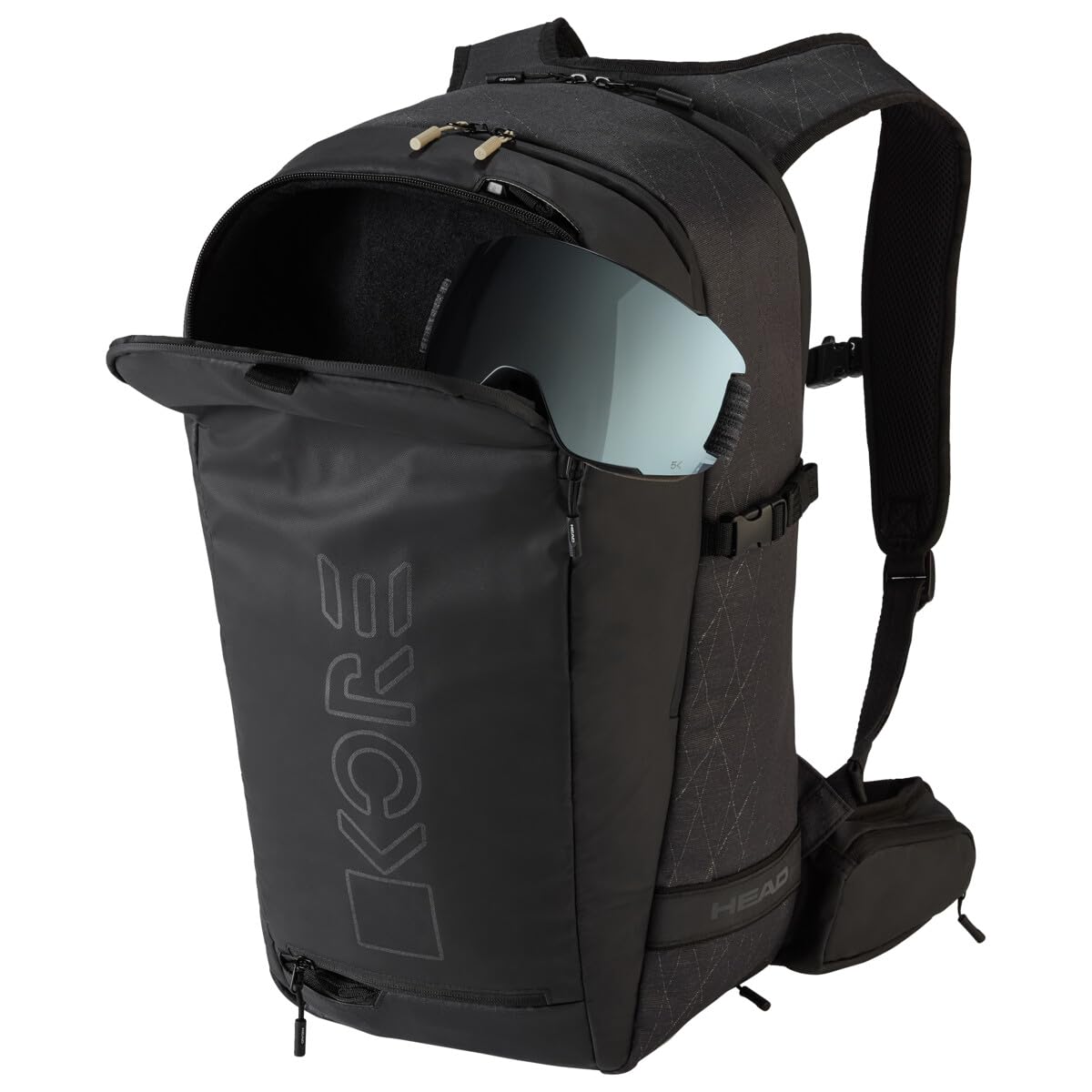 HEAD KORE Backpack, Black, 30 L