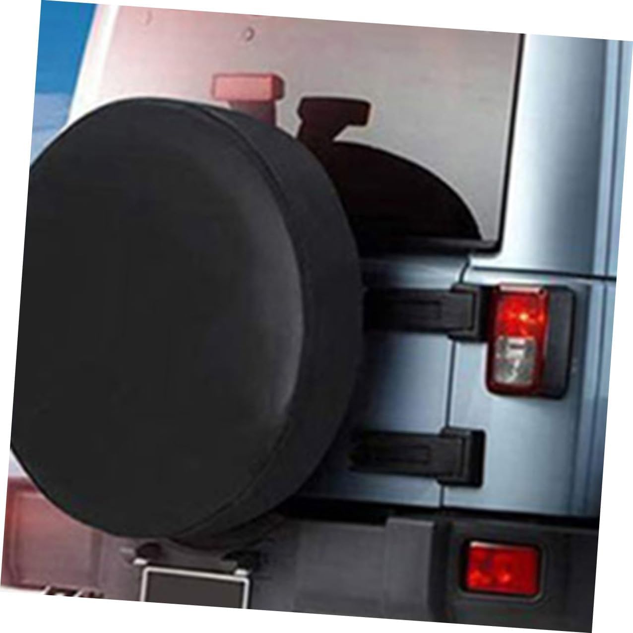 VALICLUD 2pcs Spare Tire Covers for Trailers Camper Truck PVC Wheel Protectors with UV and Debris Resistance Easy Install Camping Accessories for Travel Trailers