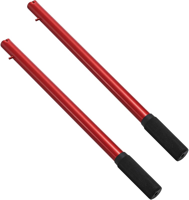 2 Pack 2 Ton Jack Handle Replacement, Horizontal Hydraulic Floor Jack Handle for Automotive Car (Red)