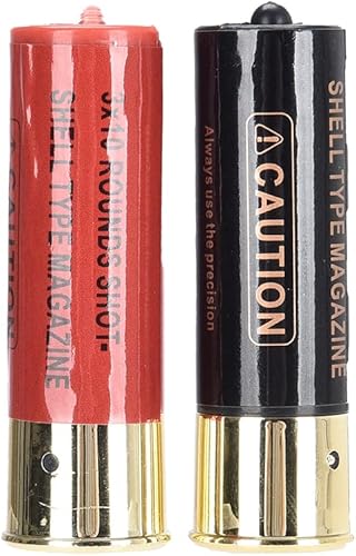 Miniatura 7 de Bomba de escopeta Airsoft High FPS Tri-Shot de 11 pulgadas Action BO Fabricación FABARM STF con stock fijo (2 carcasas incluidas) Negro -,Beige