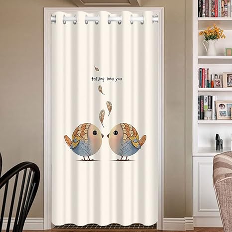 Amazon Adsns 間仕切り カーテン リーフ 1 45 2 0 間仕切りカーテン おしゃれ のれん 目隠し 北欧 つっぱり式 スタイル ロング ドアカーテン パーテーション ロング丈 部屋 省エネ 目隠しカーテン 動物 ホーム飾り 出入り口 着替え室 寝室用 きれい のれん オンライン通販