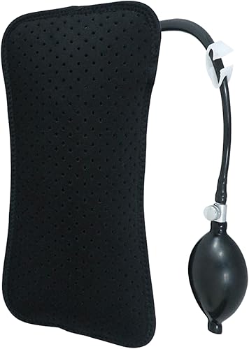 Miniatura 7 de Almohada inflable de apoyo lumbar para cama, silla, automóvil, uso doméstico, soporte de cintura de tracción lumbar, cinturón de aire para alivio de