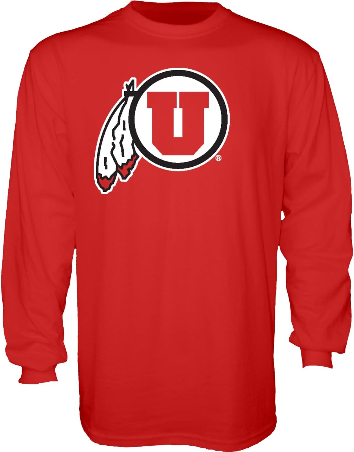 Blue 84 Men's Utah Utes Long Sleeve T Shirt Team Color Icon, Red, XX-Large