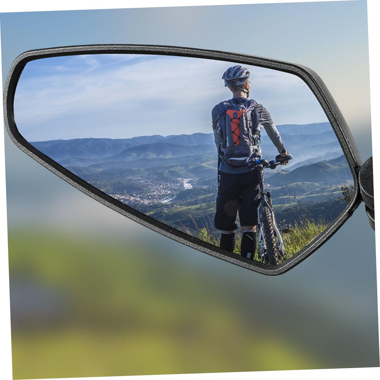 BESPORTBLE 2pezzi Specchietto Retrovisore Per Bicicletta Specchio Manubrio Per Visione Ampia e Sicura Compatibile Con Biciclette Da Corsa e Mountain Bike