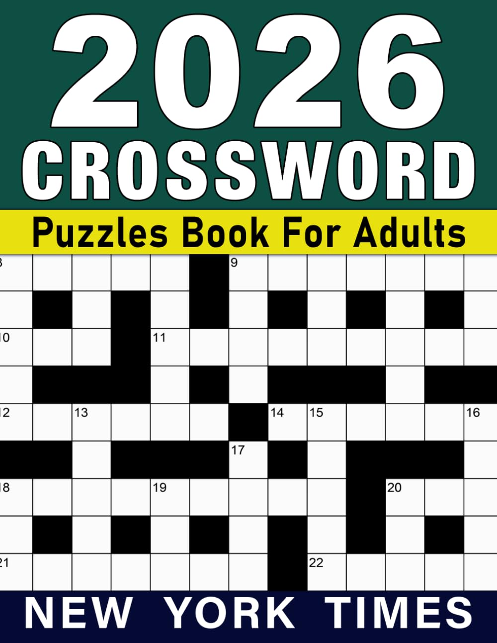 2026 Crossword Puzzles Book: Brain Boosting Crosswords For Adults And Seniors