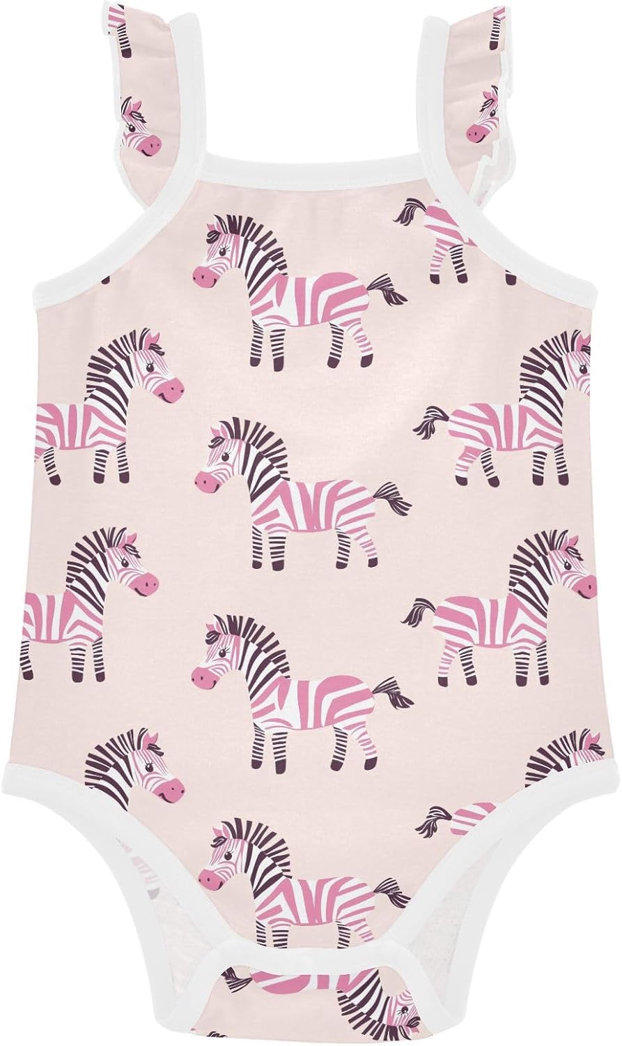 vvfelixl Baby Girls' Bodysuits Smooth Fox Terrier Baby Cotton Sleeveless Newborn Clothes for 0-3 Months