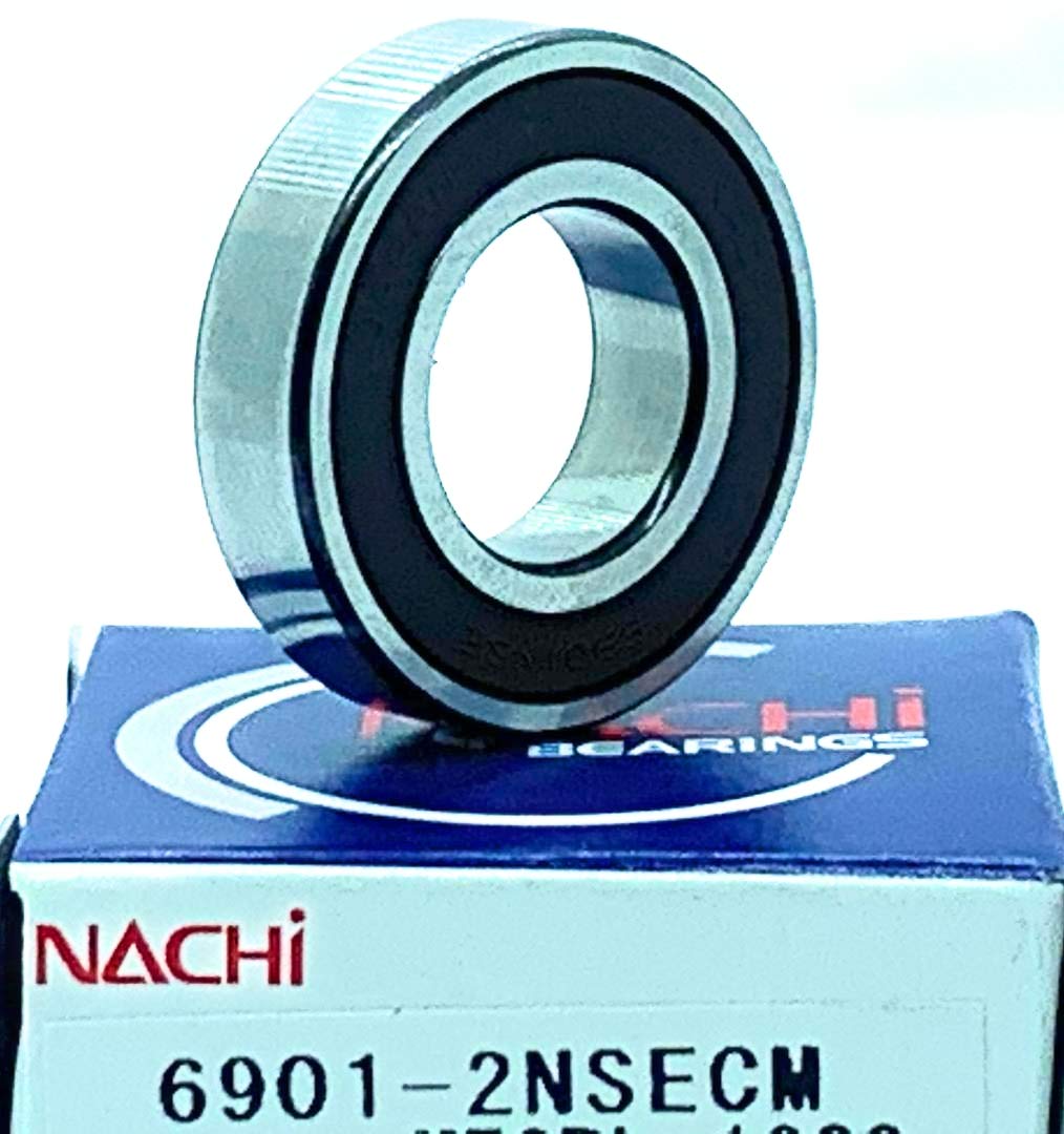 NACHI Japan 6901 NSE Deep Groove Ball Bearings 12x24x6mm 6901 2RS