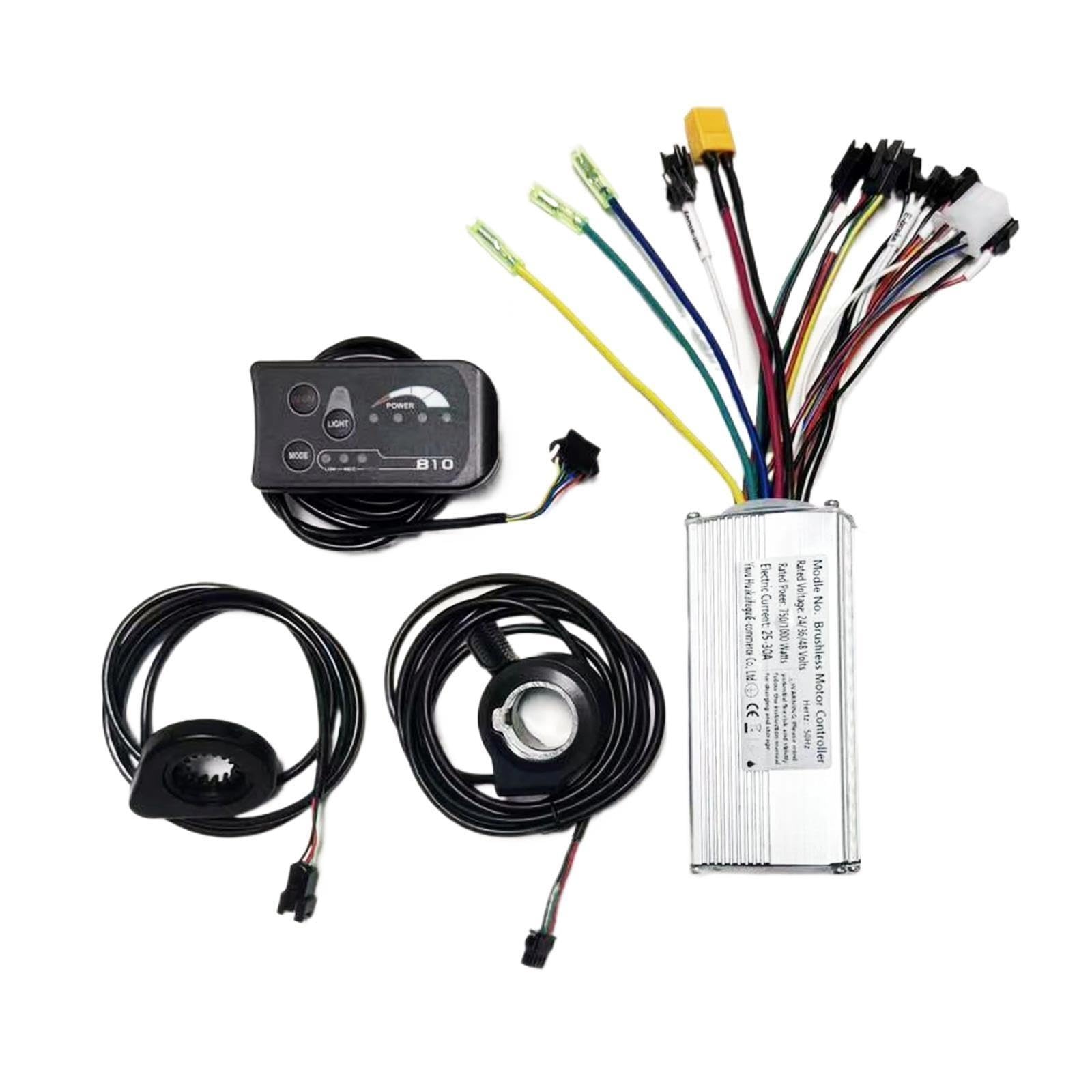 30A 24V 36V 48V 350W Sinus bezszczotkowy kontroler silnika z wyświetlaczem LED S810 PAS 12 magnesów przyspieszenia do e-skutera elektrycznego roweru