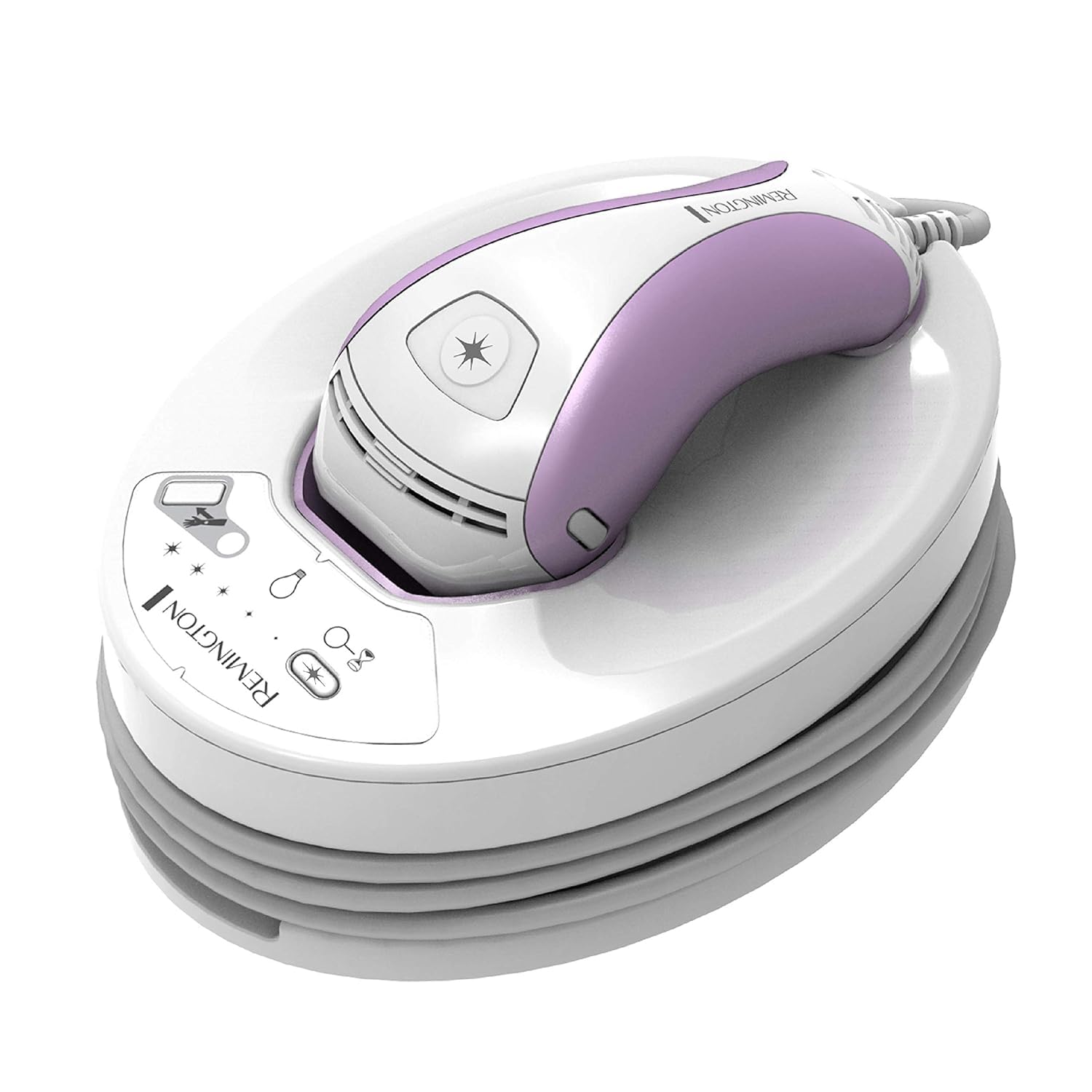 Ramington at-Home Dispositivo de depilación IPL - Reducción de vello de larga duración para cuerpo, cara y zona del bikini, suave y conveniente