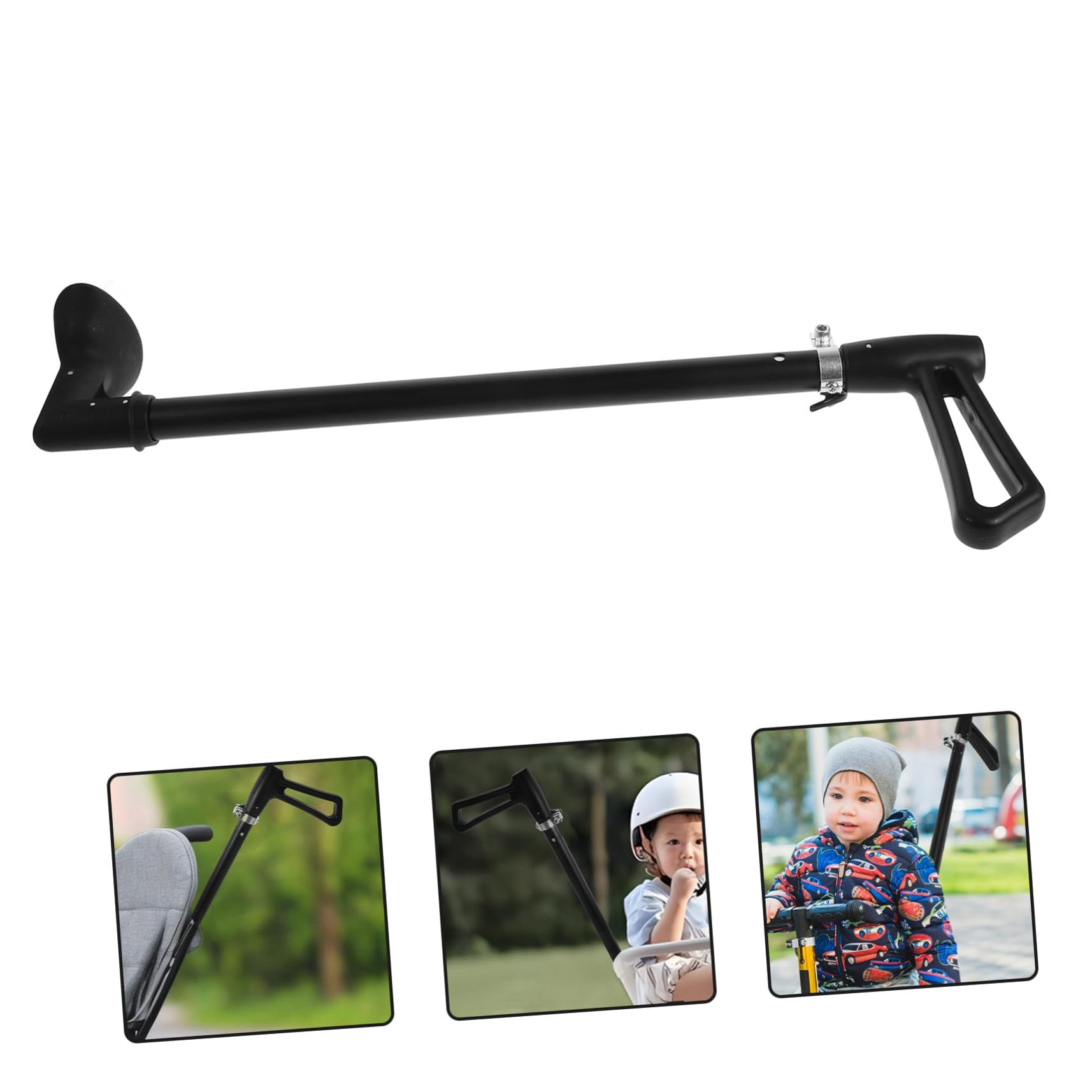 BESTonZON Maniglia Ergonomica per Passeggino e Monopattino Ragazzo Ragazza, Asta di Spinta di Ricambio, Accessorio per Genitori, Manubrio per Triciclo e Bici senza Pedali