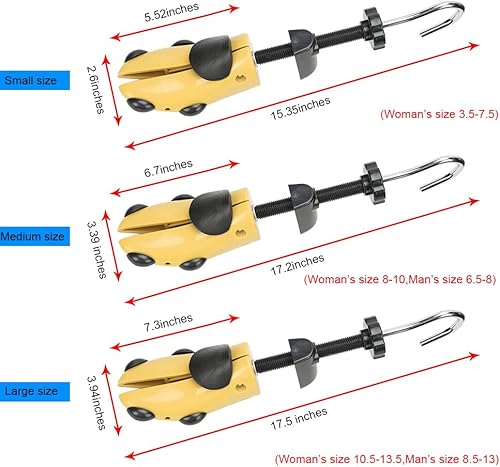 Miniatura 6 de Par de zapatos profesionales de 4 vías, estirador de zapatos para hombres o mujeres