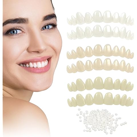 Tooth Repair Kit,Temporary Natural Shade for Filling The Gap, Moldable Thermal Bead...