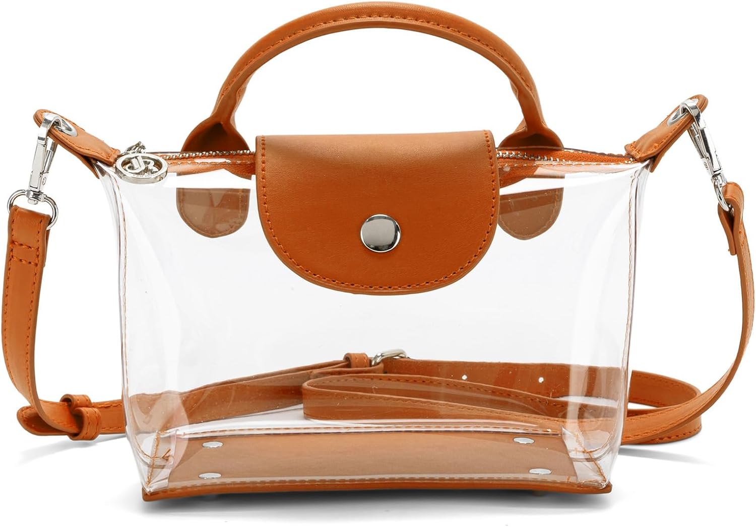 Y&R Direct Clear Bag Purse Stadium Approved Transparent Handbags See Through Crossbody Bag for Concerts Sports Events