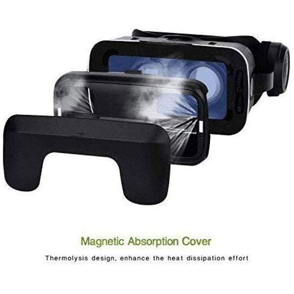 VR Headset Virtual Reality Headset VR Goggles for Movies Video Games - 3D VR Glasses Android and Other Phones Within 4.7-6.5 Inches