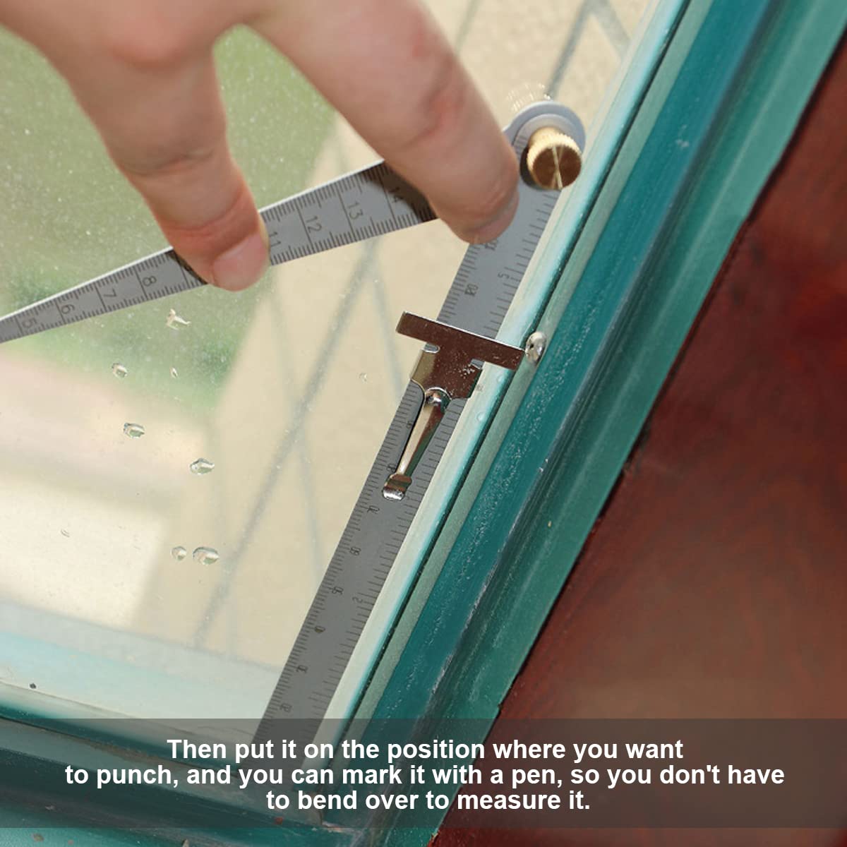 Taper Gap Gage Stainless Steel Welding Taper Gap Test Wedge Feeler Gauge Depth Ruler Hole Inspection for Drill Hole Gap Ruler Measuring Tools