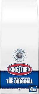 Kingsford Original Charcoal Briquettes, BBQ Charcoal for Grilling, 4 Pounds (Package May Vary)