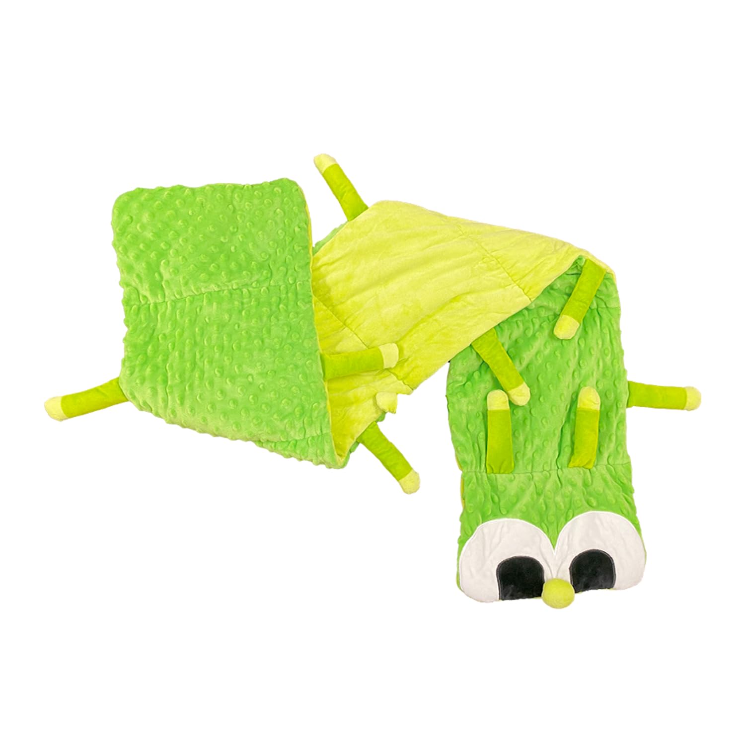 Playlearn 38x46cm Caterpillar Weighted Stuffed Animal for Anxiety Comfort Stress Relief-2.5kg Weighted Sensory Kids Animals Plushies for Anxiety and Stress Relief