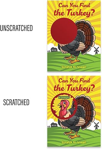 Miniatura 10 de My Scratch Offs - Paquete de 26 tarjetas de rascar para juegos familiares, tarjetas de agradecimiento para pequeñas empresas, juegos de fiesta y