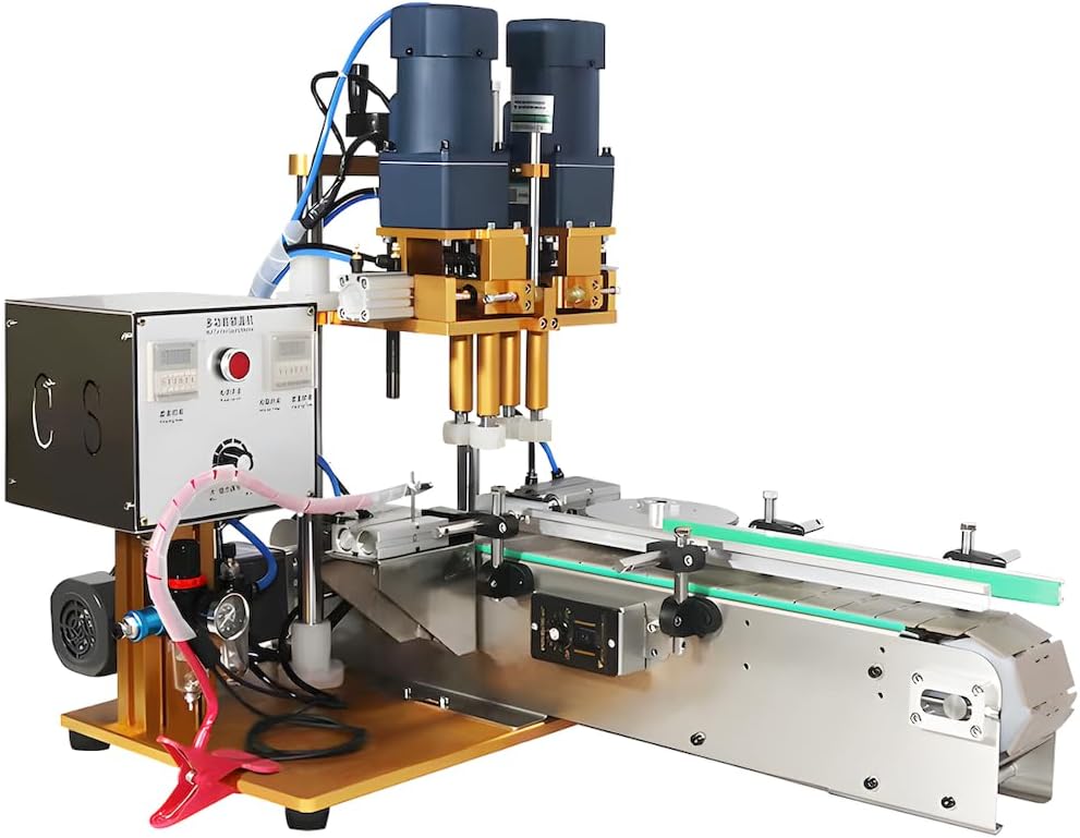 semi automatic small table top bottle capping machine for plastic PET bottle spray pump cap sealing screw cap machine