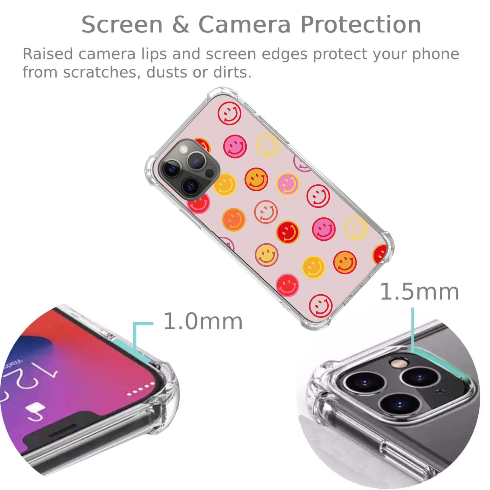Roemary Smile Coque Pour IPhone 15 Pro, Coque Pour IPhone 15 Pro, Motif