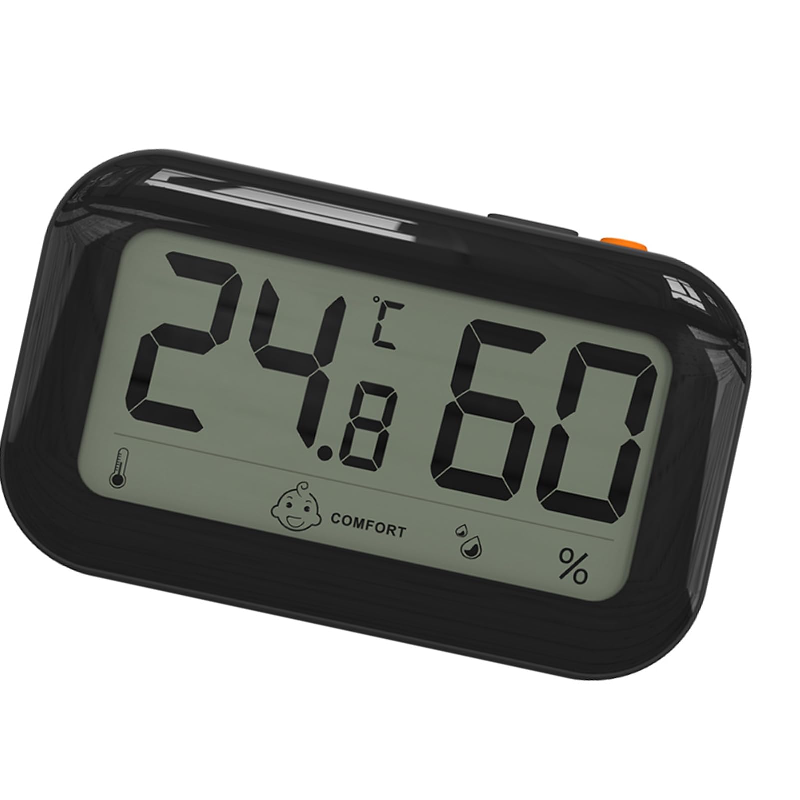 Buxuaaaa Temperature Humidity Detector Face Alerts Technology Daily Extreme LCDs Display for Baby Room Greenhouses Humidity Monitor