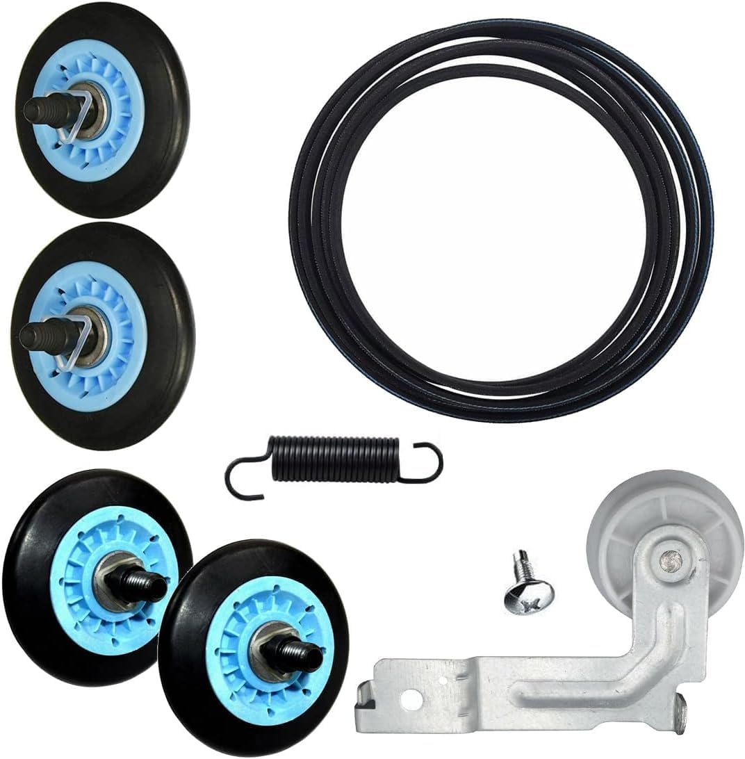 Roller Replacementr Fit For Samsung Model DVE45-DVE55DVE45T3400V/A3 DVE45T3400W/A3 DVE45T6000W/A3 DVE45T6200W/A3 DVE50A8500V/A3 DVE50A8600E/A3 DVE50A8600V/A3 DVE50A8800V/A3 DVE50M7450W/A3 Dryer