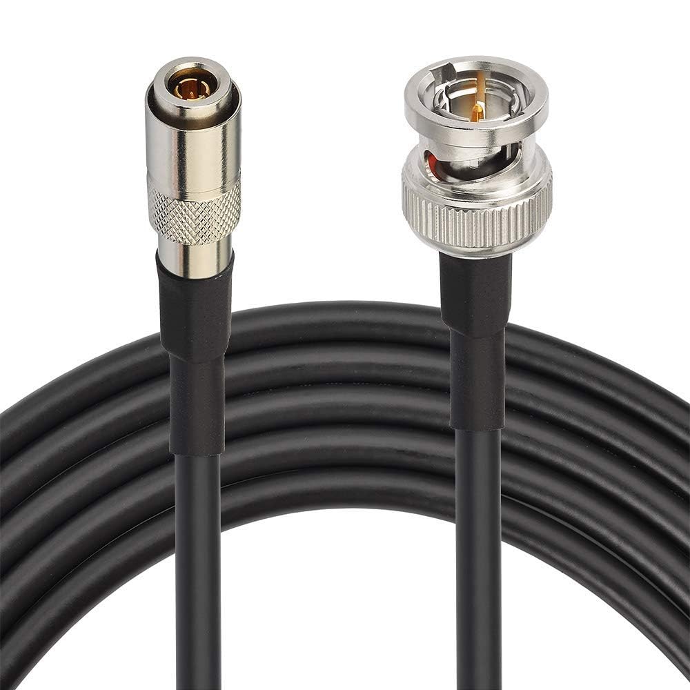 Superbat HD SDI BNC to DIN Cable 10ft DIN 1.0/2.3 to BNC Male Cable Belden 1855A for Blackmagic BMCC/BMPCC Video Assist 4K Transmissions HyperDeck Kameras