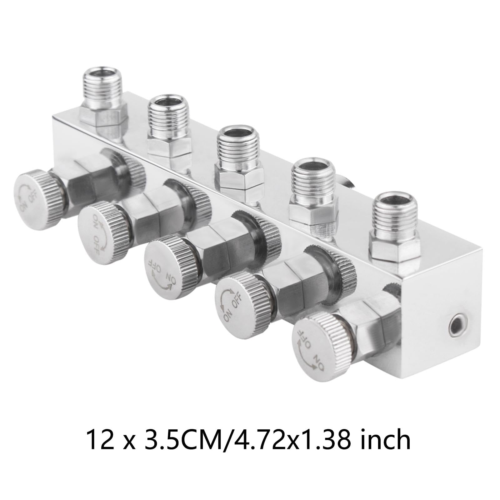 Adaptador de Aerógrafo Conector de Desconexión de Aerógrafo Conector Resistente, Accesorios Divisores Profesionales de Aerógrafo, 1 in 5 out, Individual