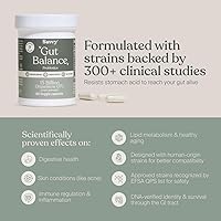 Vista 6 de SAVVY Gut Balance Probiotics for Women & Men, 15 Billion CFU, 7 Clinically Studied Strains, Digestive Health, Immune Support, Bloating Relief, 60