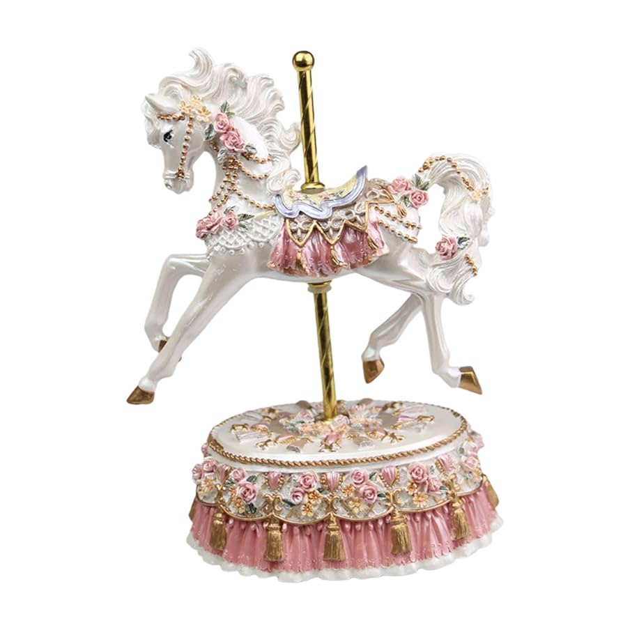 その他 CAROUSEL HORSE STATUE Carousel Horse Silver Plated Figurine | 8032 | D'Argenta