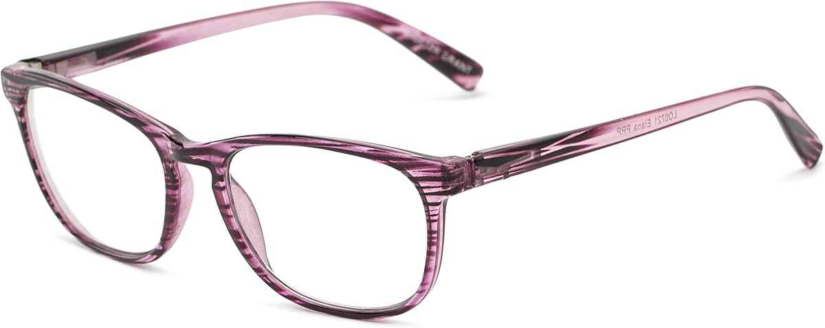 Foster Grant Women's Elana Pop of Power Bifocal-Style Blue Light Readers