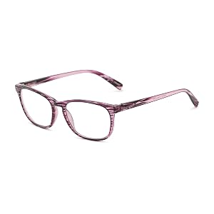 Foster Grant Womens Elana Pop of Power Bifocal Style Blue Light Cat-Eye Reading Glasses