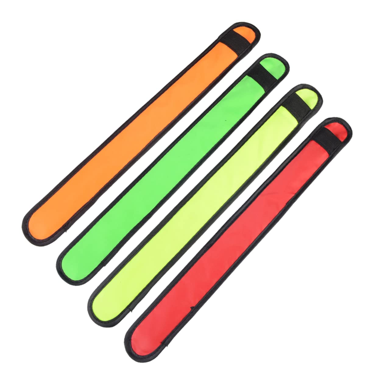BESPORTBLE 12pièces Bracelet LED Luminous pour Course Rouge Vert Orange Jaune Accessoire De Sécurité Réfléchissant pour Jogging Et Randonnée