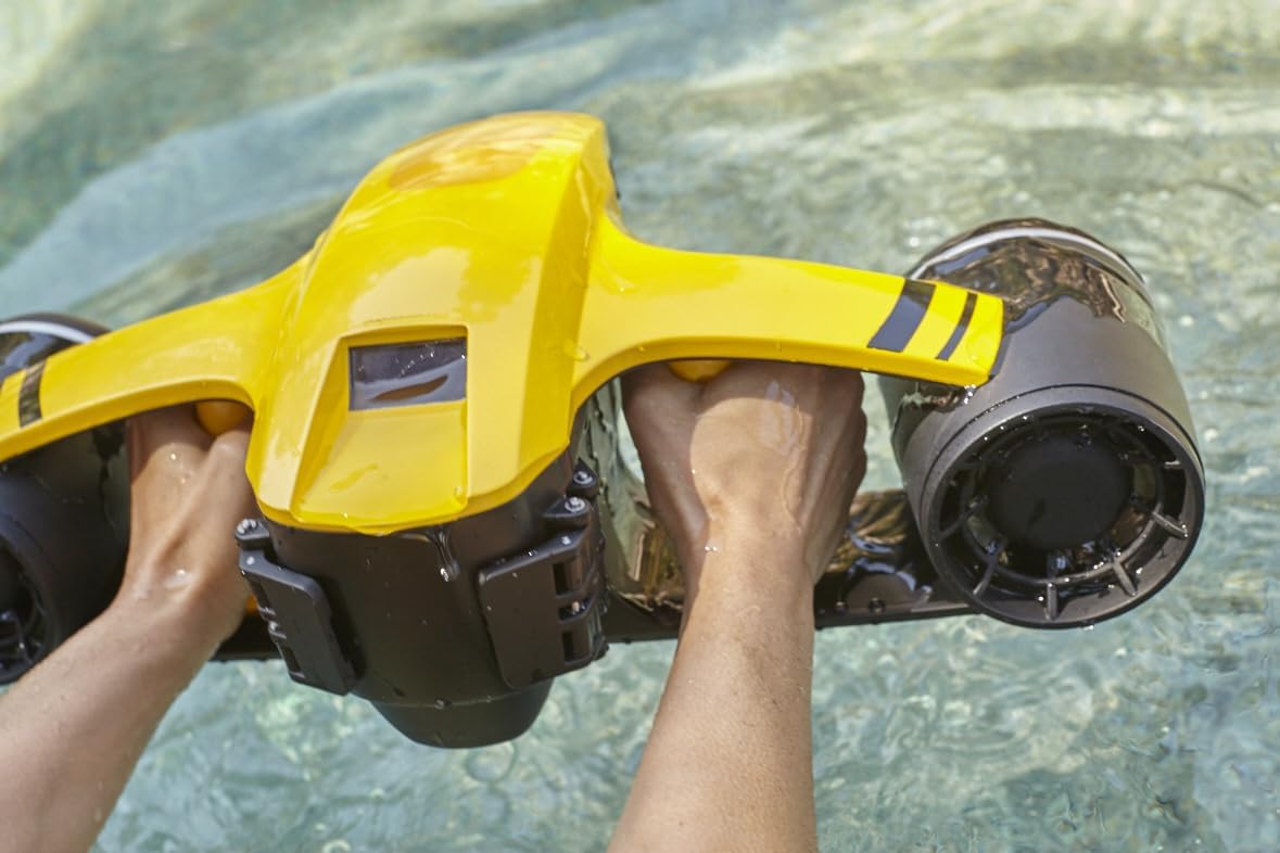 Robosea Seafyer - Monopattino subacqueo compatibile con action camera, doppio motore da 60 W, elica per immersioni subacquee e snorkeling, per bambini/adulti