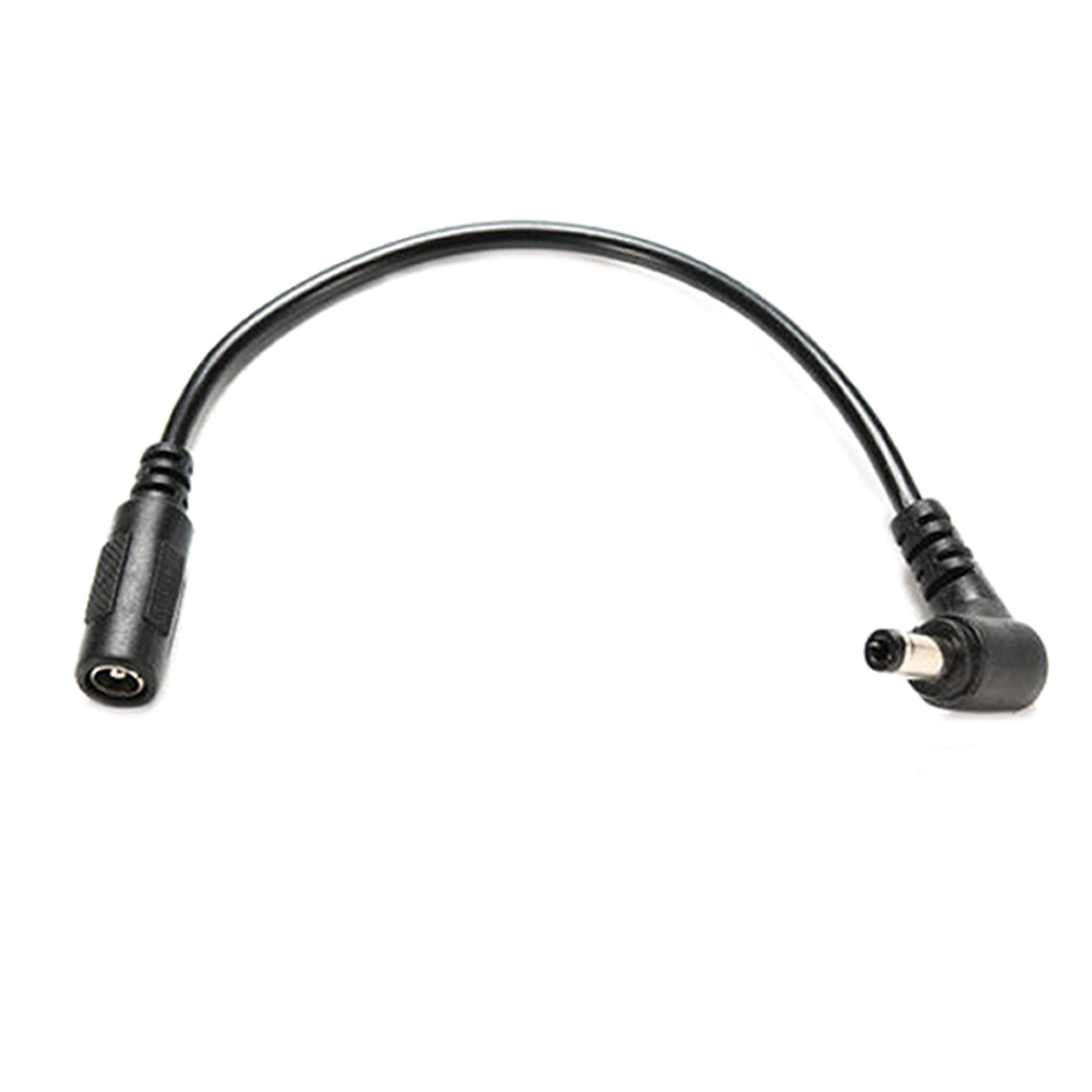 winwill 5Pcs 90 Degree Right Angle 5.5mm x 2.1mm DC Power Jack Male to Female Extension Cable Cord for Camera CCTV Security Camera