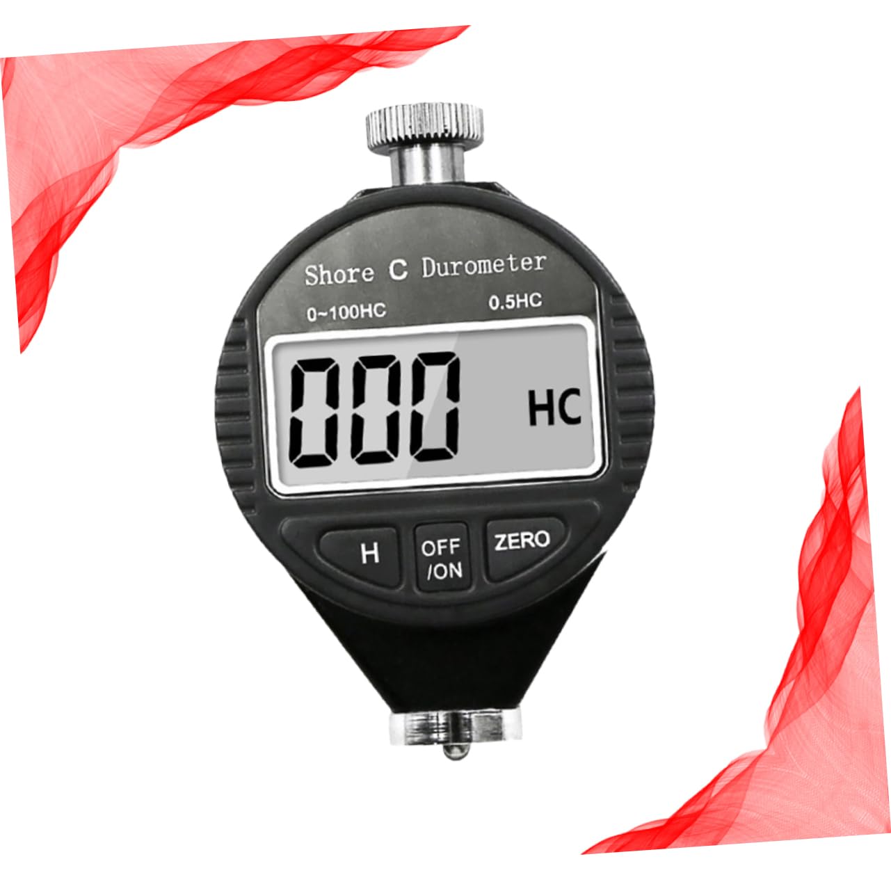 Luxshiny Shore a Durometer Digital Hardness Tester LCD Display 0-100hc for Plastics