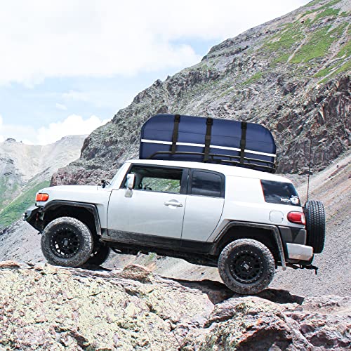 Asinking B6E15A31-3161-447E-8EE1-F65AB1D96548 Car Rooftop Cargo Carrier Bag, Anti-Tear 840D Car Top Carrier For All Vehicle With/Without Roof Rack, 21 Cubic Waterproof Storage Bag thumb #8