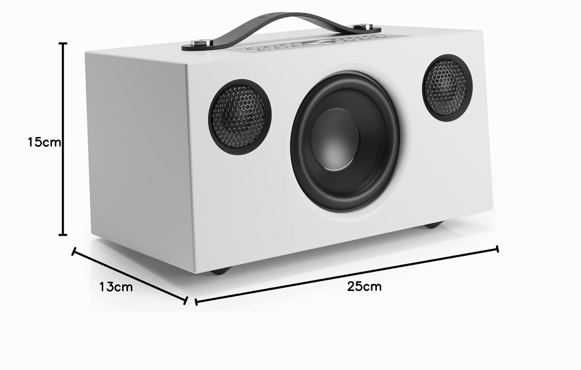Audio Pro C5 MKII - Enceinte Portable Multiroom avec Bluetooth & WiFi - Smart Speaker sans Fill avec Contrôle par Appli pour Air Play, Spotify Connect - Blanc