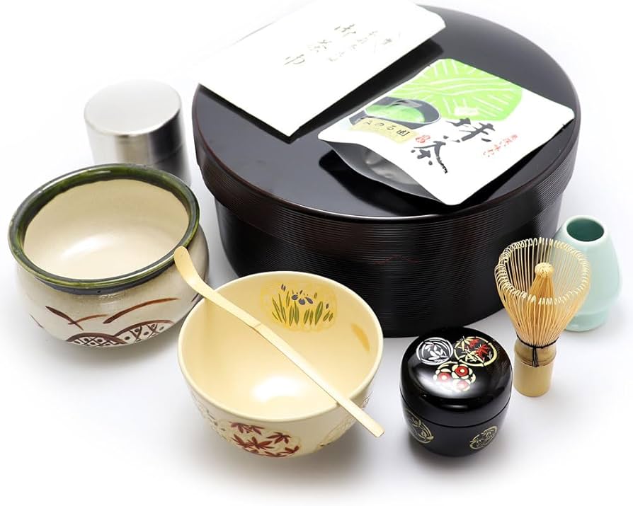 Amazon | 千歳盆 茶櫃10点セット 抹茶茶碗 棗 花丸 建水 織部 茶筅 Amazon | 千歳盆 茶櫃10点セット 抹茶茶碗 棗 花丸 建水 織部 茶筅