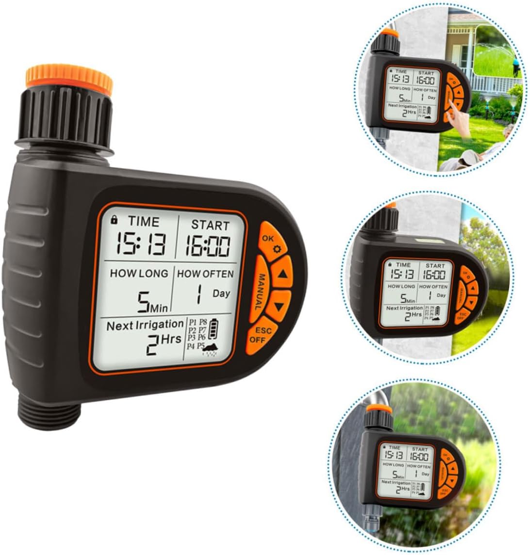 Automatic Gardening Watering Timer Controller for Efficient Lawn for Outdoor Use for Gardens and Balconies Battery Not Included
