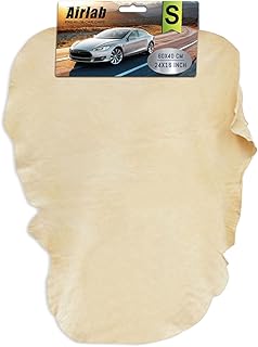 Chamois Cloth for Car Shammy Towel 24'' x 16'' (2.5 sq ft) Car Drying Towel Absorbent Real Leather Lint Free Streak Free f...