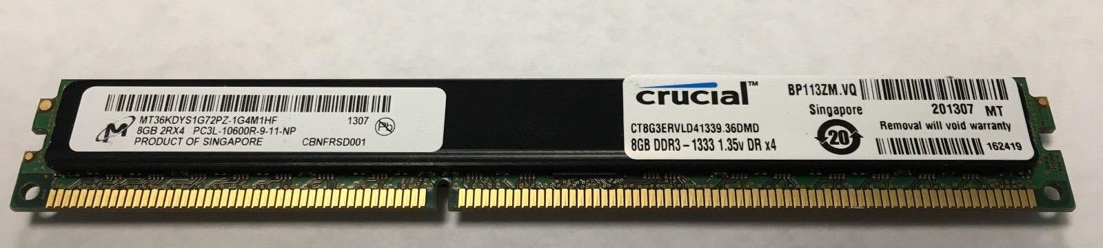 CT8G3ERVLD41339 8GB Server Memory