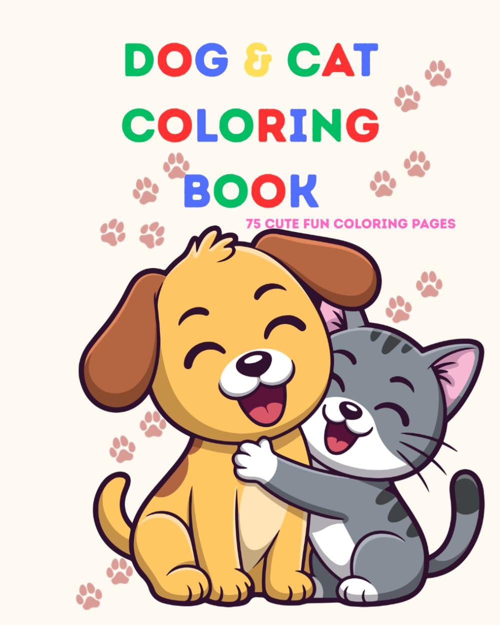 Dog & Cat Coloring Book