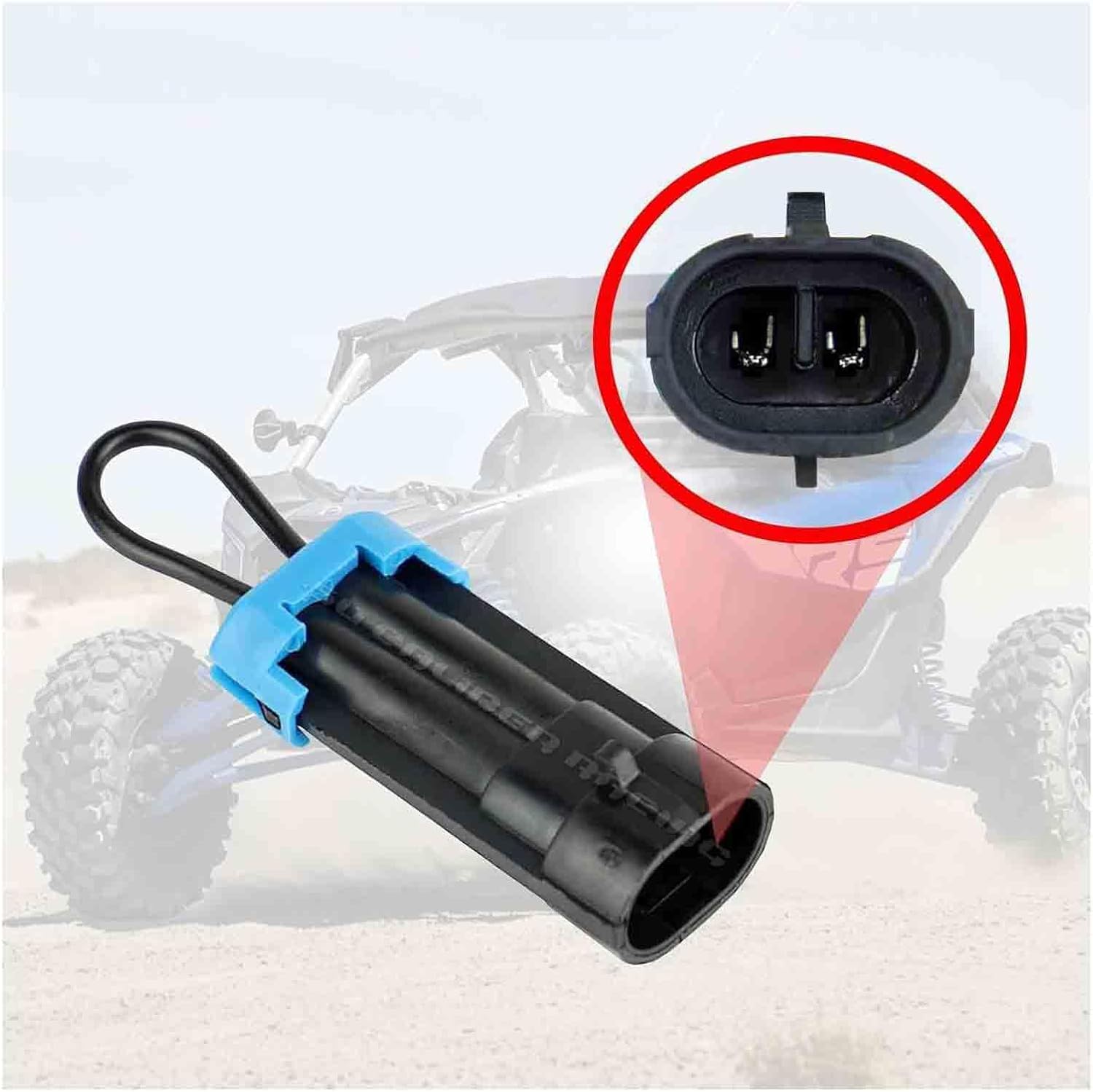 4 Point Harness & Bypass Plug for Bucket Seat, 9 Color Options, Works with Polaris RZR, Race Car, UTV (Sold Individually)