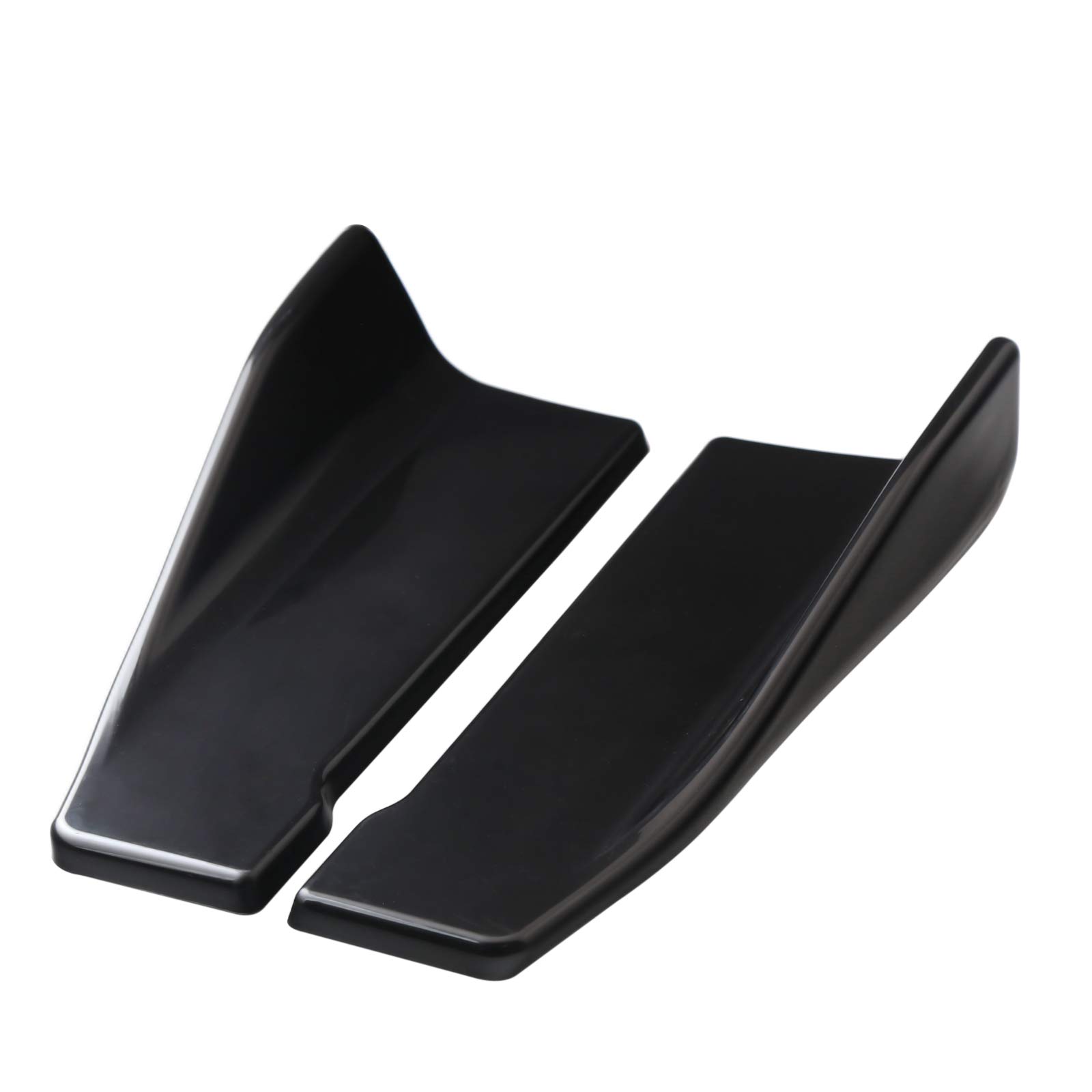 Photo 1 of Aishun Dtouch Rear Bumper Lip Lower Corner Valance Covers Splitter Spoilers (6035#Black)
