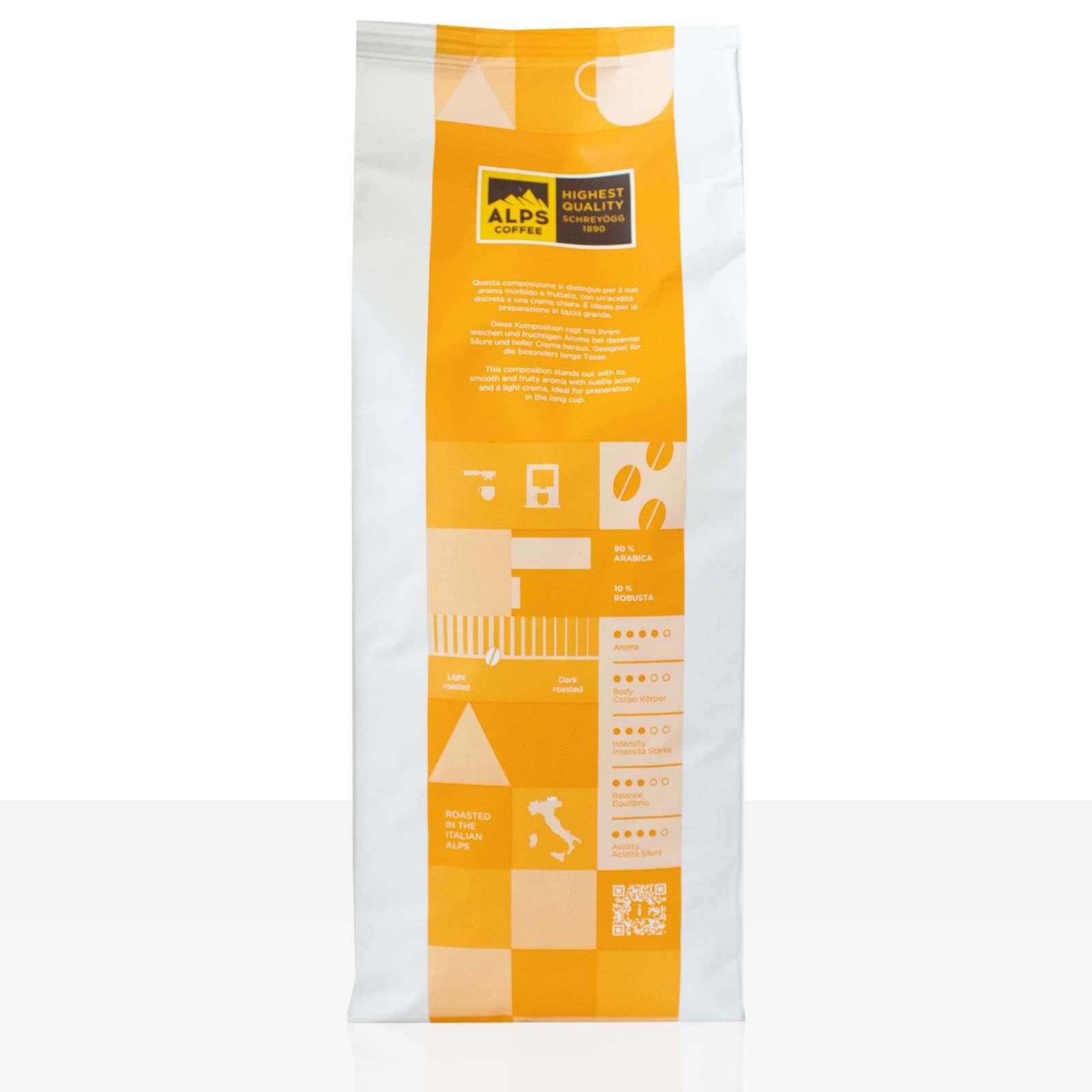 Schreyögg Café Espresso - Schümli Café Crema - Granos de 1000 g