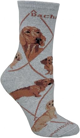 Wheel House Designs Dachshund Womans Socks Size 9-11