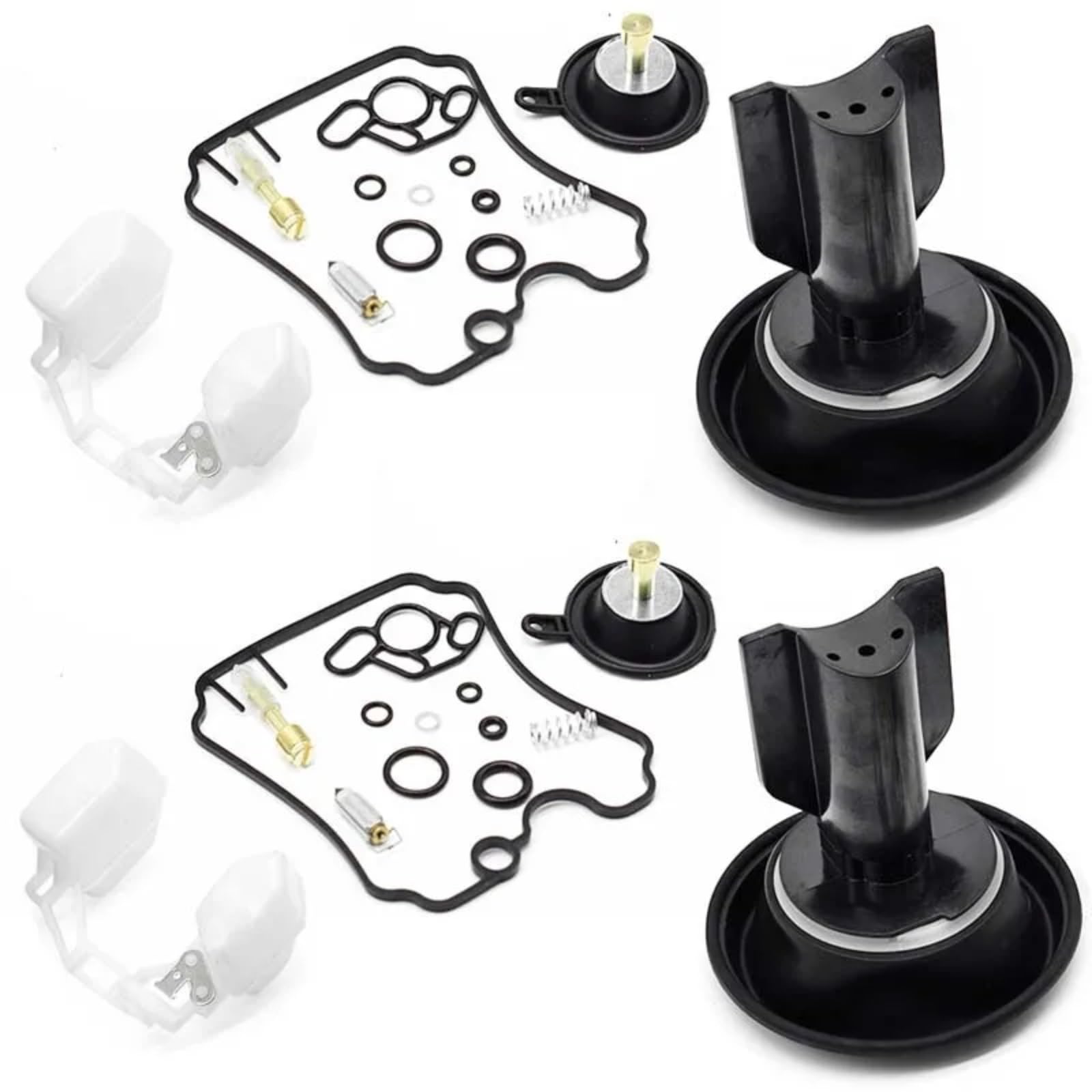 Kit Carburador Repuesto Kit Reparación Carburador Para Yamaha Para XTZ750 Para Super Para Tenere Para TDM850 TRX850 Reconstrucción Flotador Carburador Pistón Deslizante Diafragma Émbolo(2 kit)