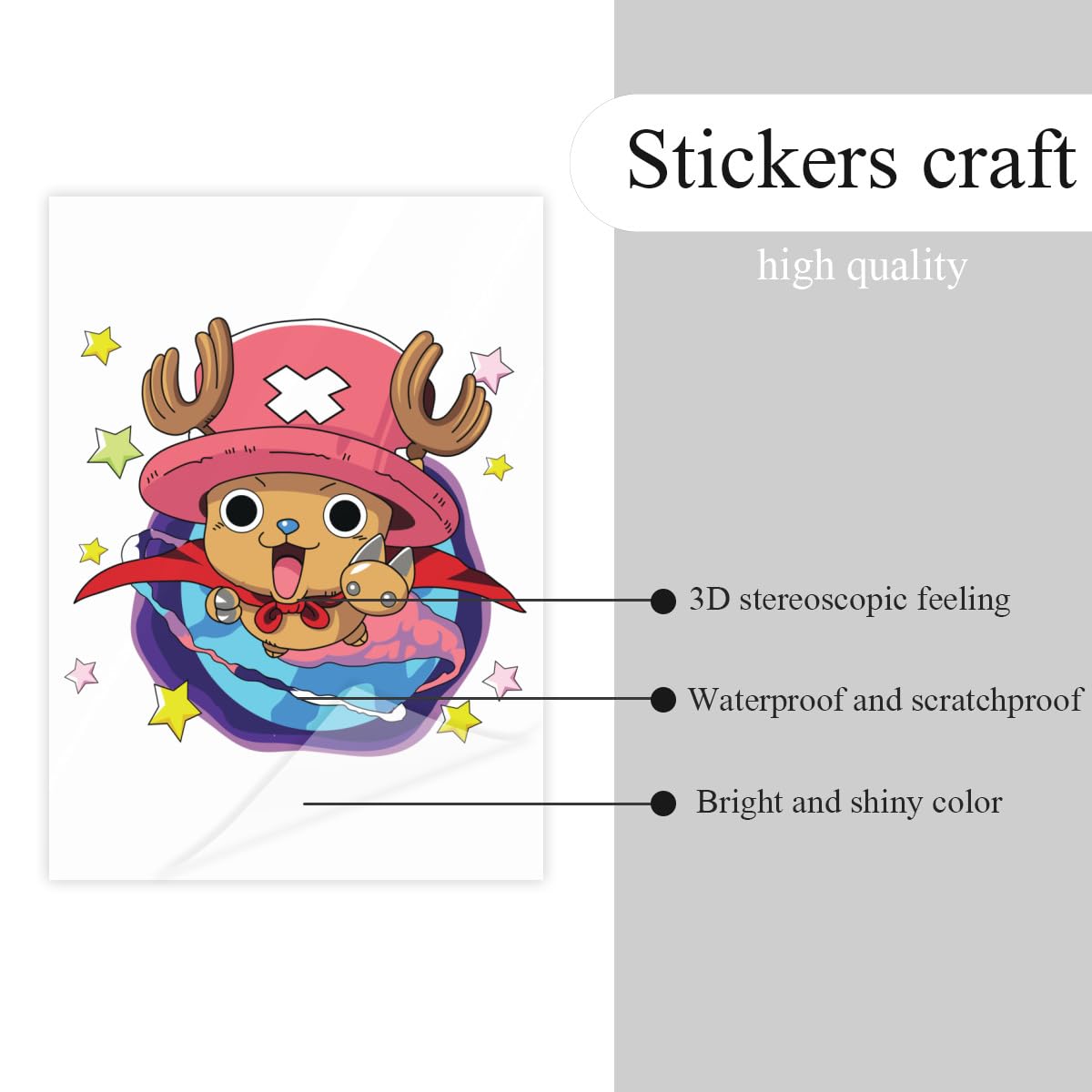 Amazon.co.jp: クリスタルステッカー ワンピース ONE PIECE